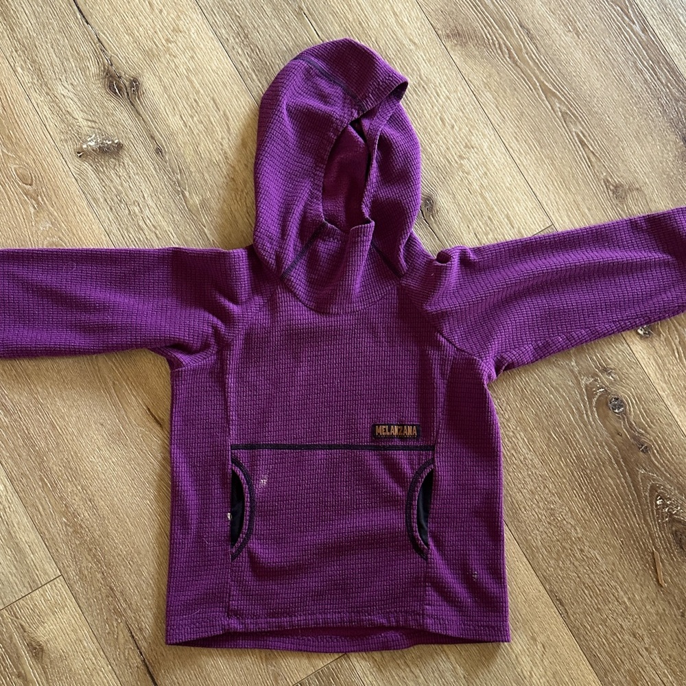 Melanzana Eggplant Purple Kids Hoodie